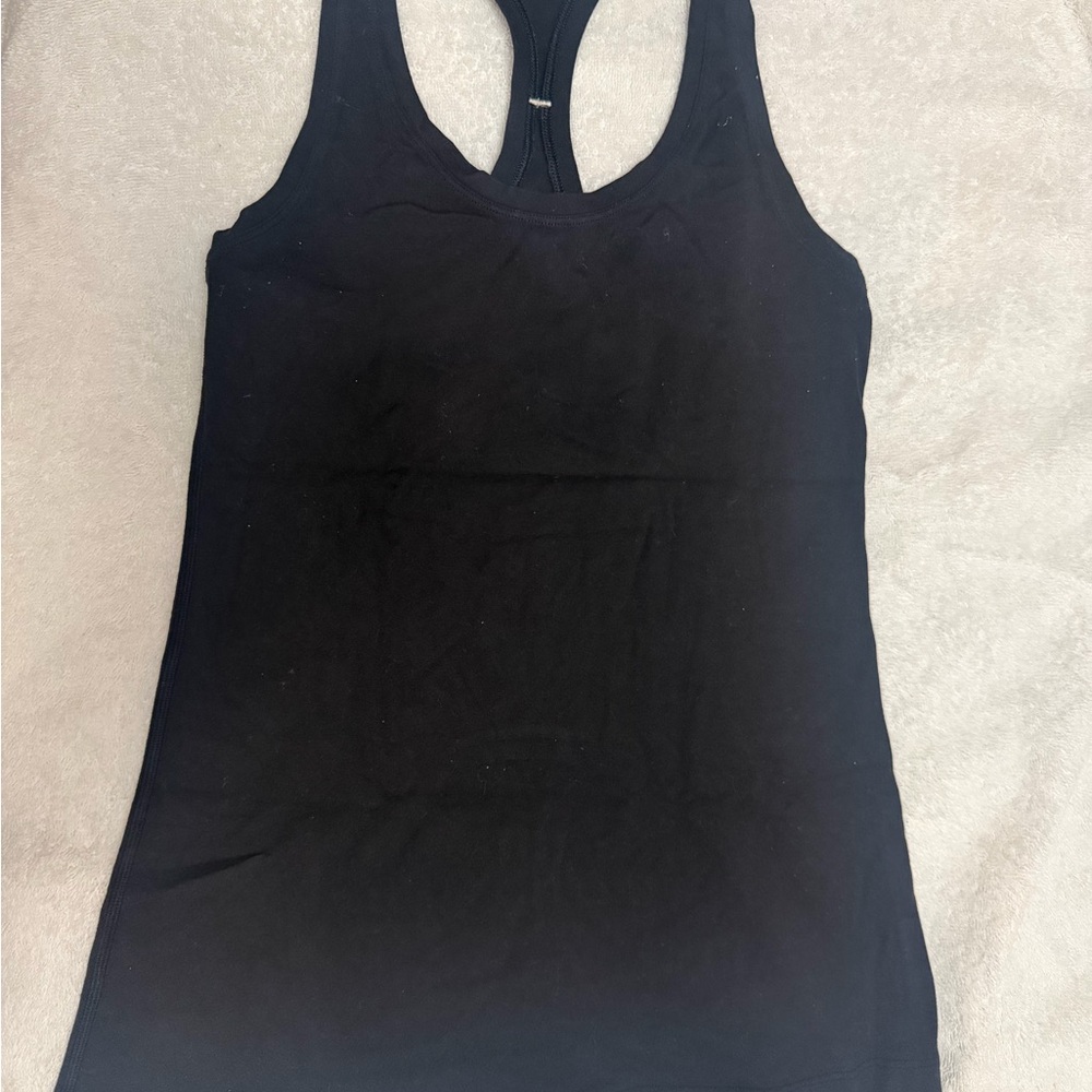 lululemon athletica Black aligns street Tank Top